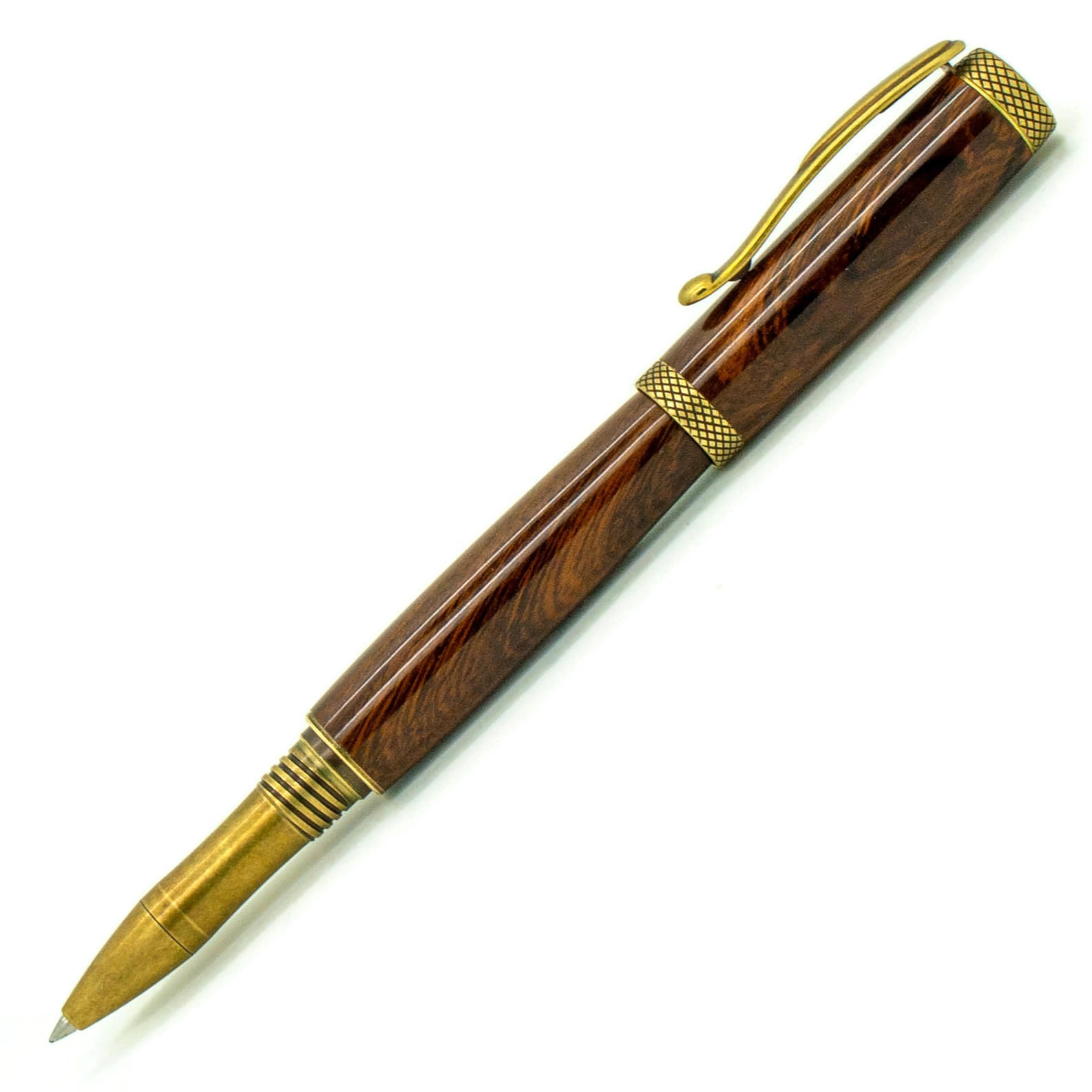 jr milton dayacom antique brass rollerball